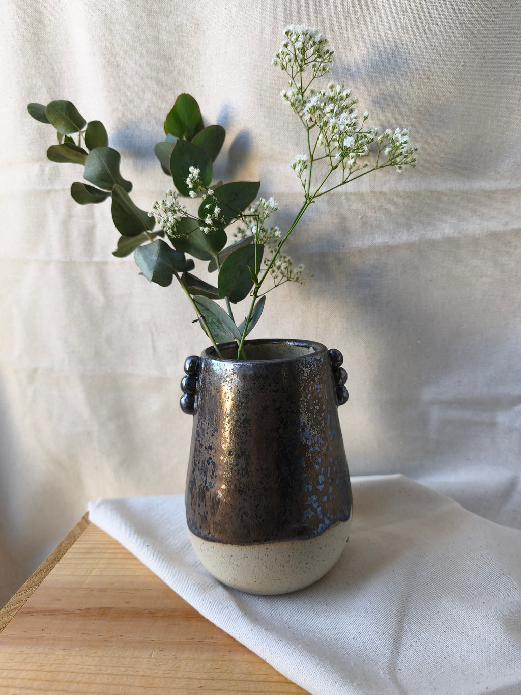 Vase goutte bronze