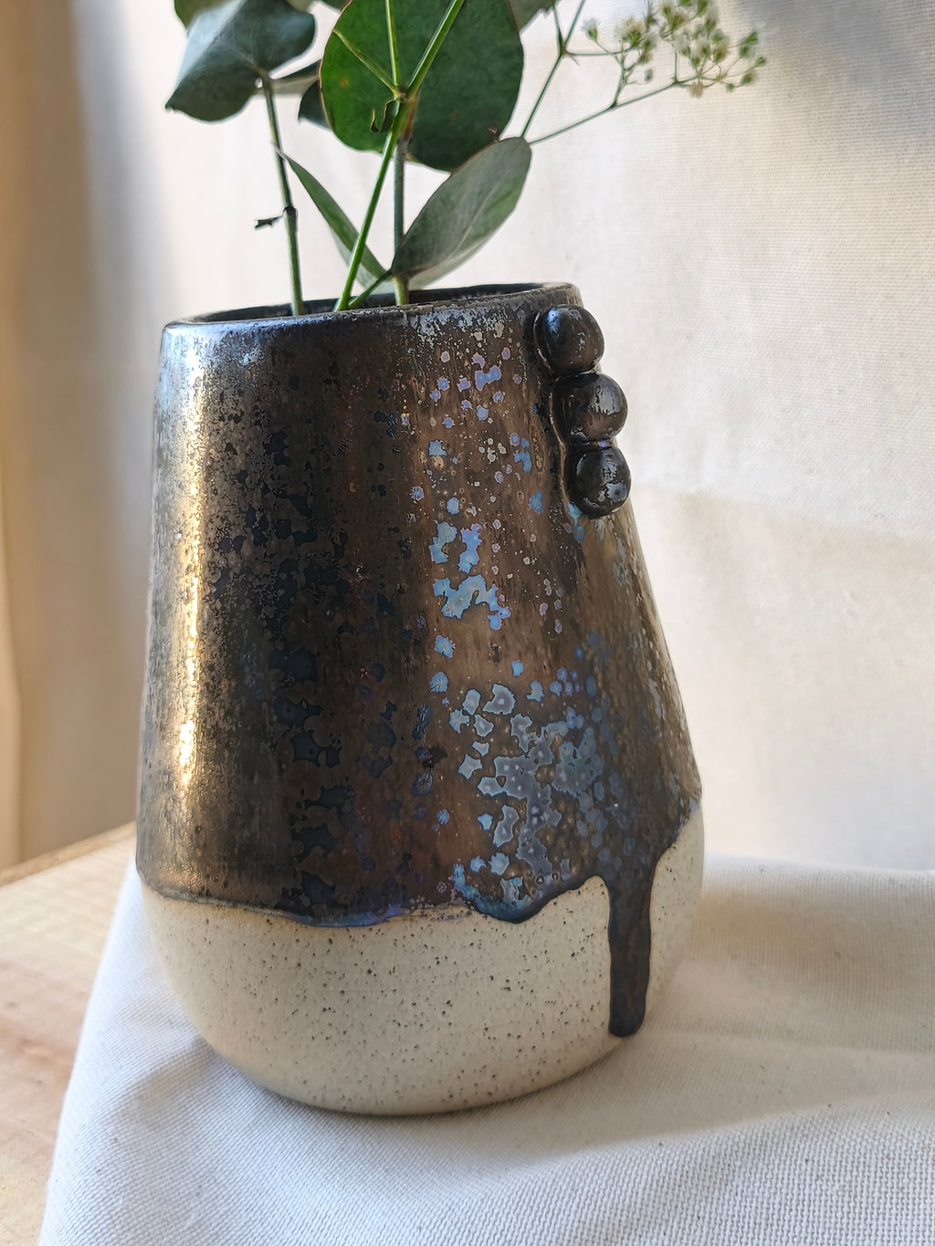Vase goutte bronze