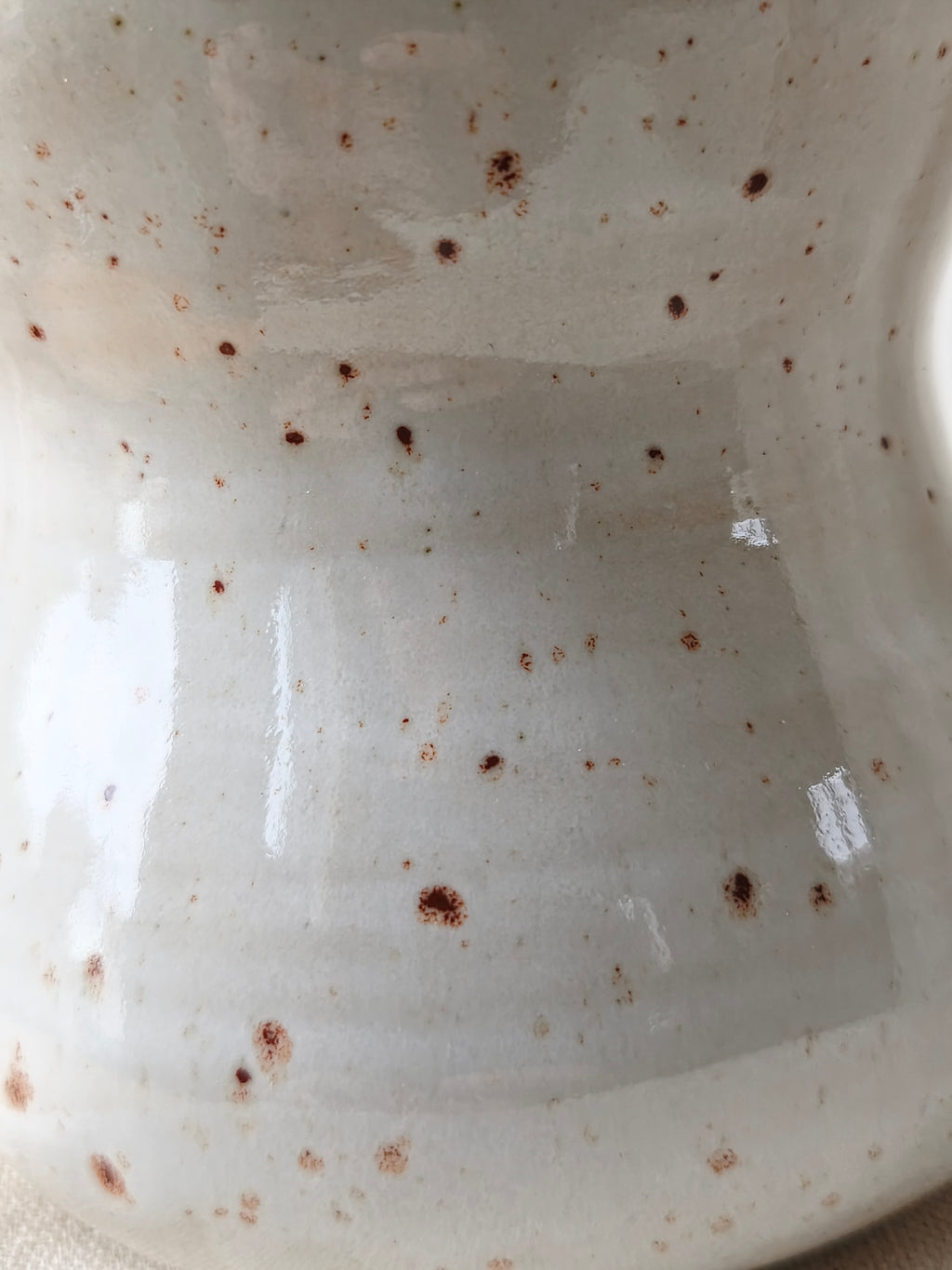 Vase scandinave neige