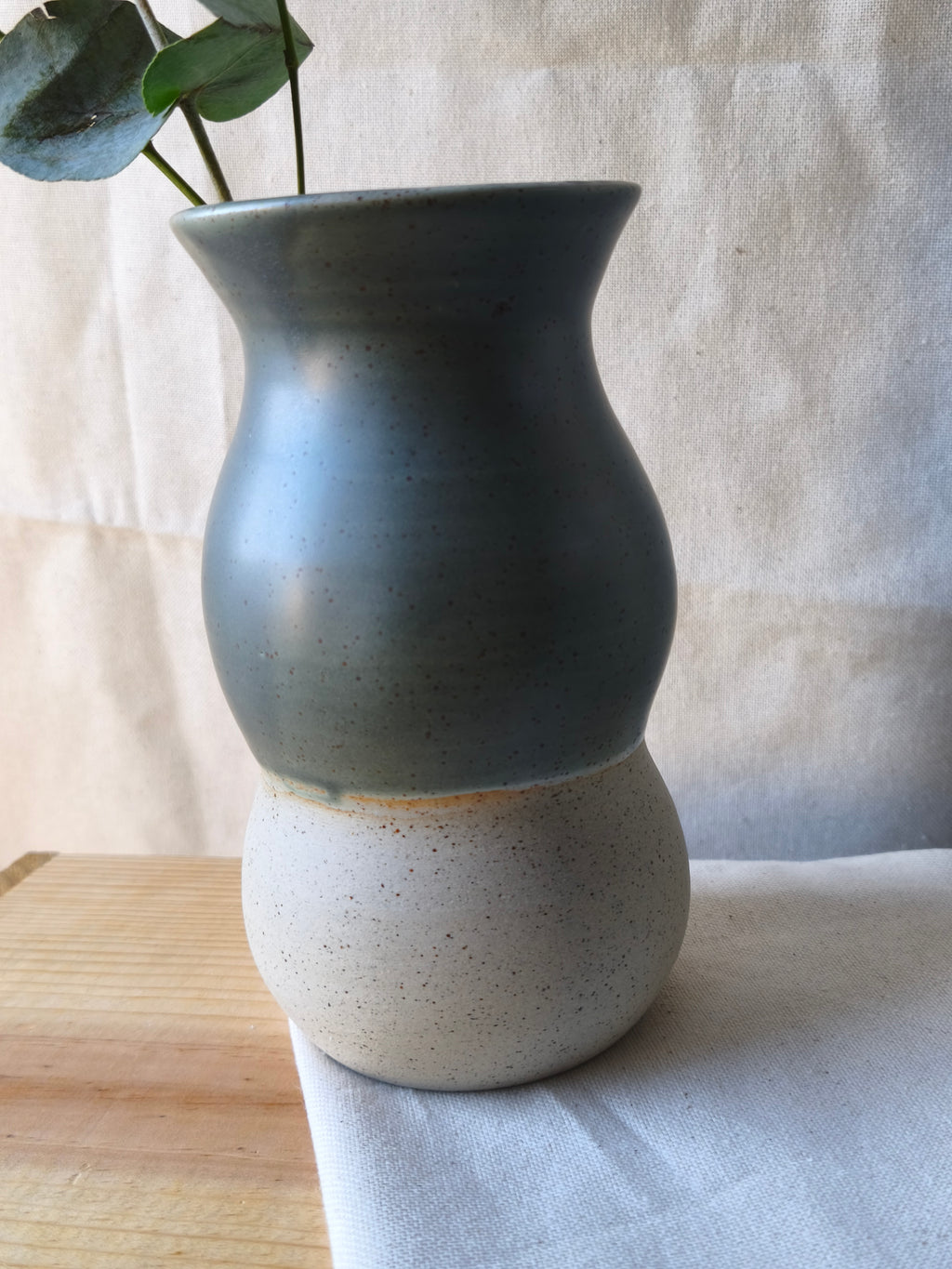 Vase scandinave vert